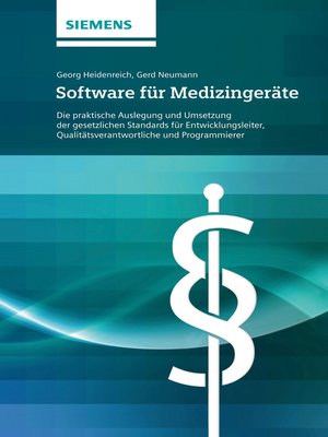 cover image of Software für Medizingeräte